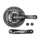 Шатуны Tourney Shimano 1/2*3/32 24/34/42 зуб 170мм FC-TY501 от магазина Супер Спорт